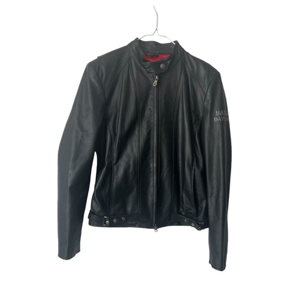 Harley Davidson Womens Leather Jacket RN 103819 Year 2015 Sz Medium